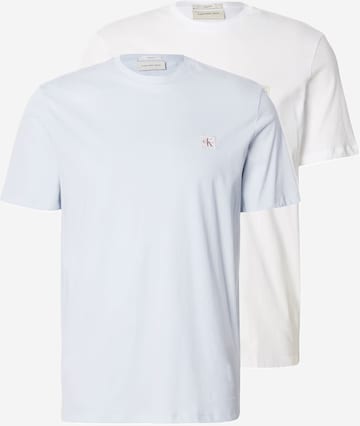mėlyna Calvin Klein Jeans Marškinėliai: priekis