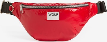 Marsupio 'Glossy' di Wouf in rosso: frontale