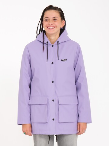 Volcom Performance Jacket 'RAINSITY' in Purple: front