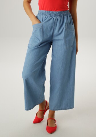 Aniston SELECTED Baggy Jeans in Blau: Vorderseite
