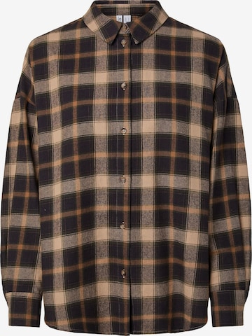 PIECES Blouse 'PCJane' in Brown: front