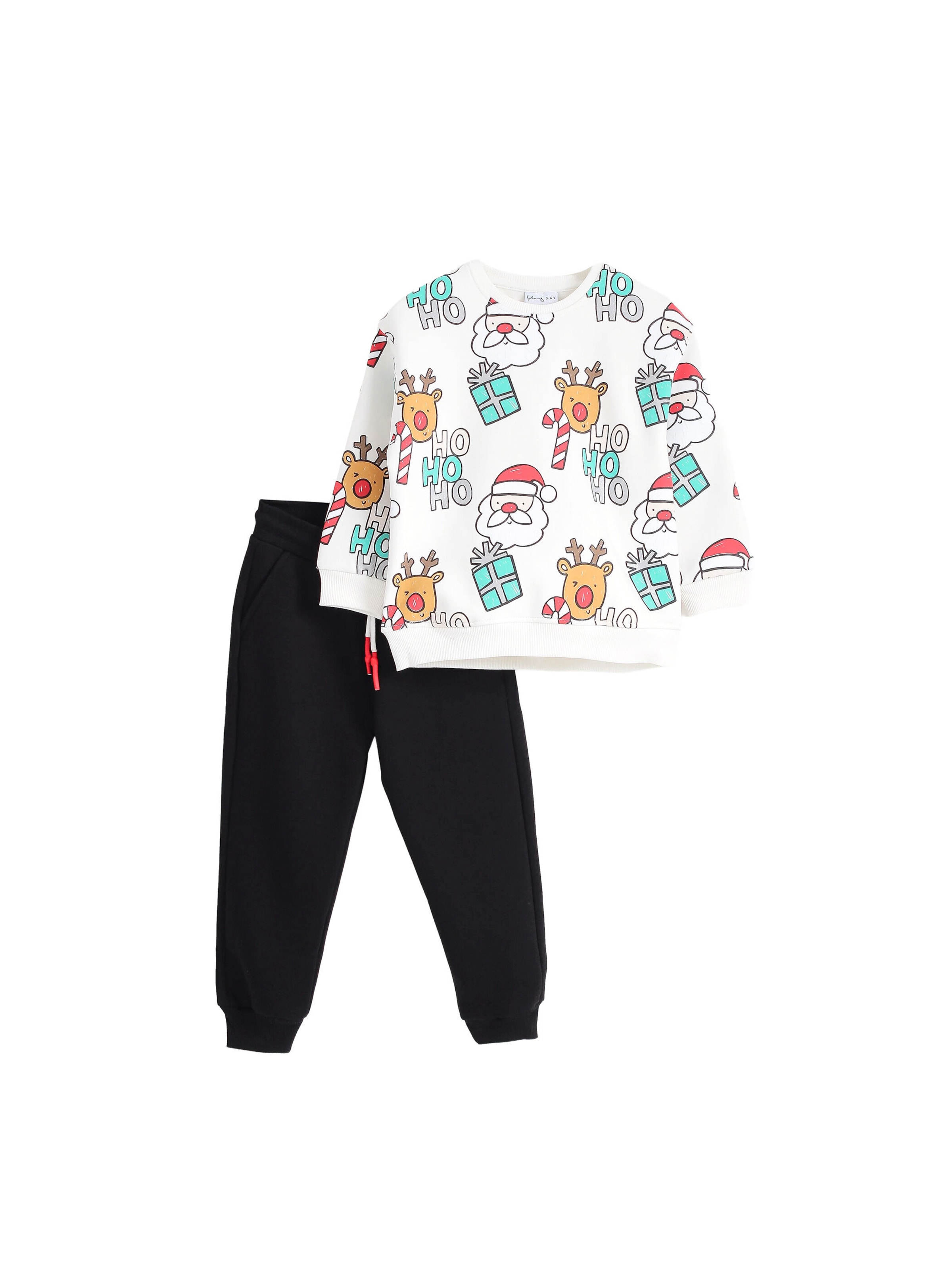 Survêtement Solang en noir : devant