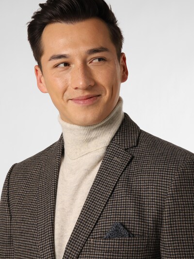 Finshley & Harding Business-colbert 'Melvin' in de kleur Grijs / Taupe, Productweergave