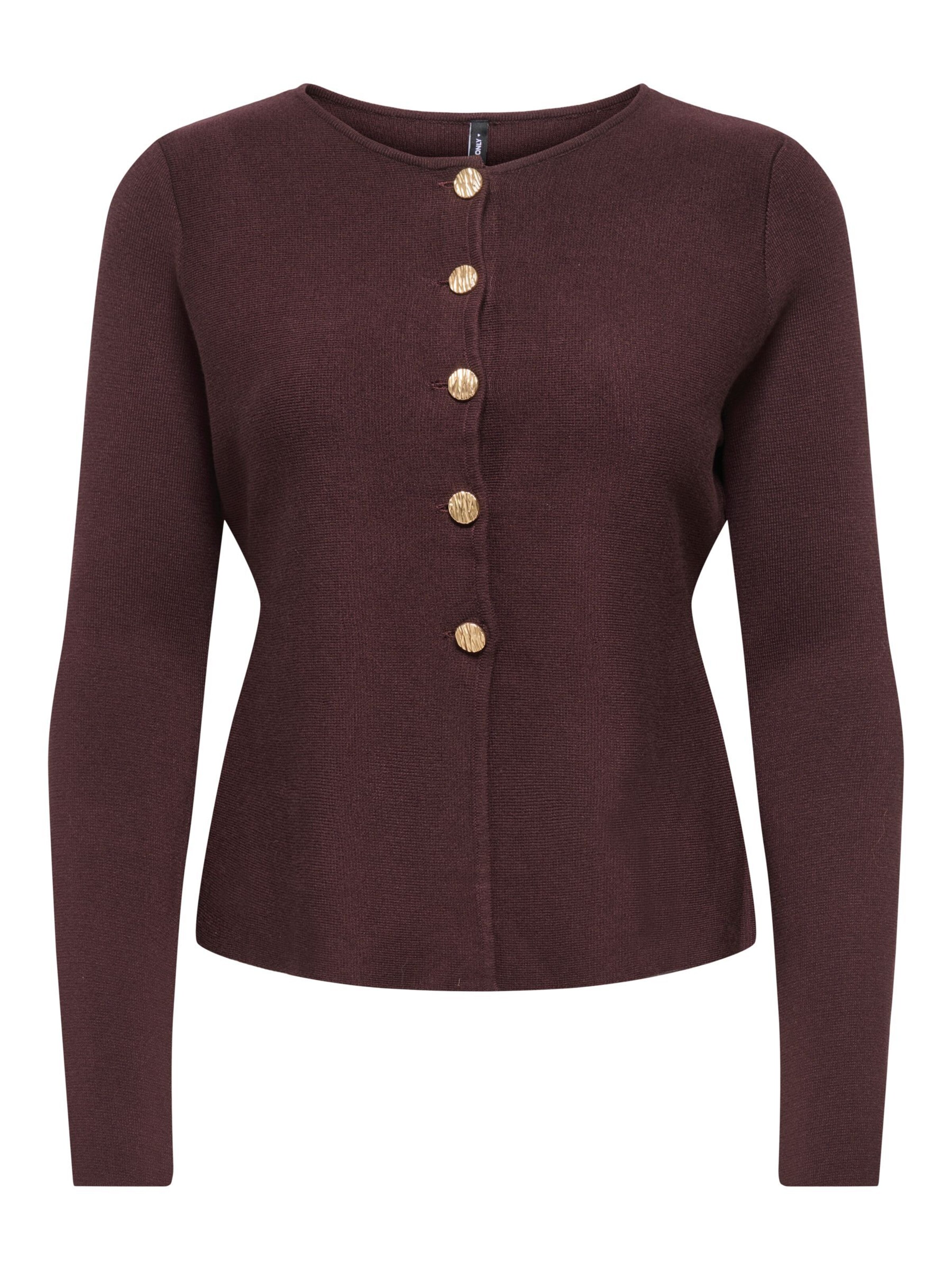 ONLY Strickjacke in Lila: Vorderseite