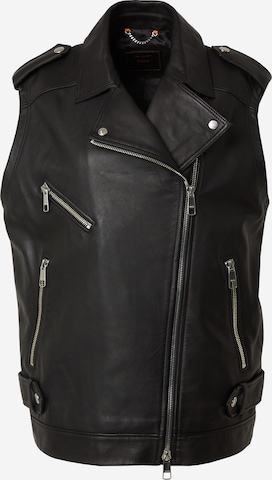 BOSS Orange Vest 'C_Savina' in Black: front