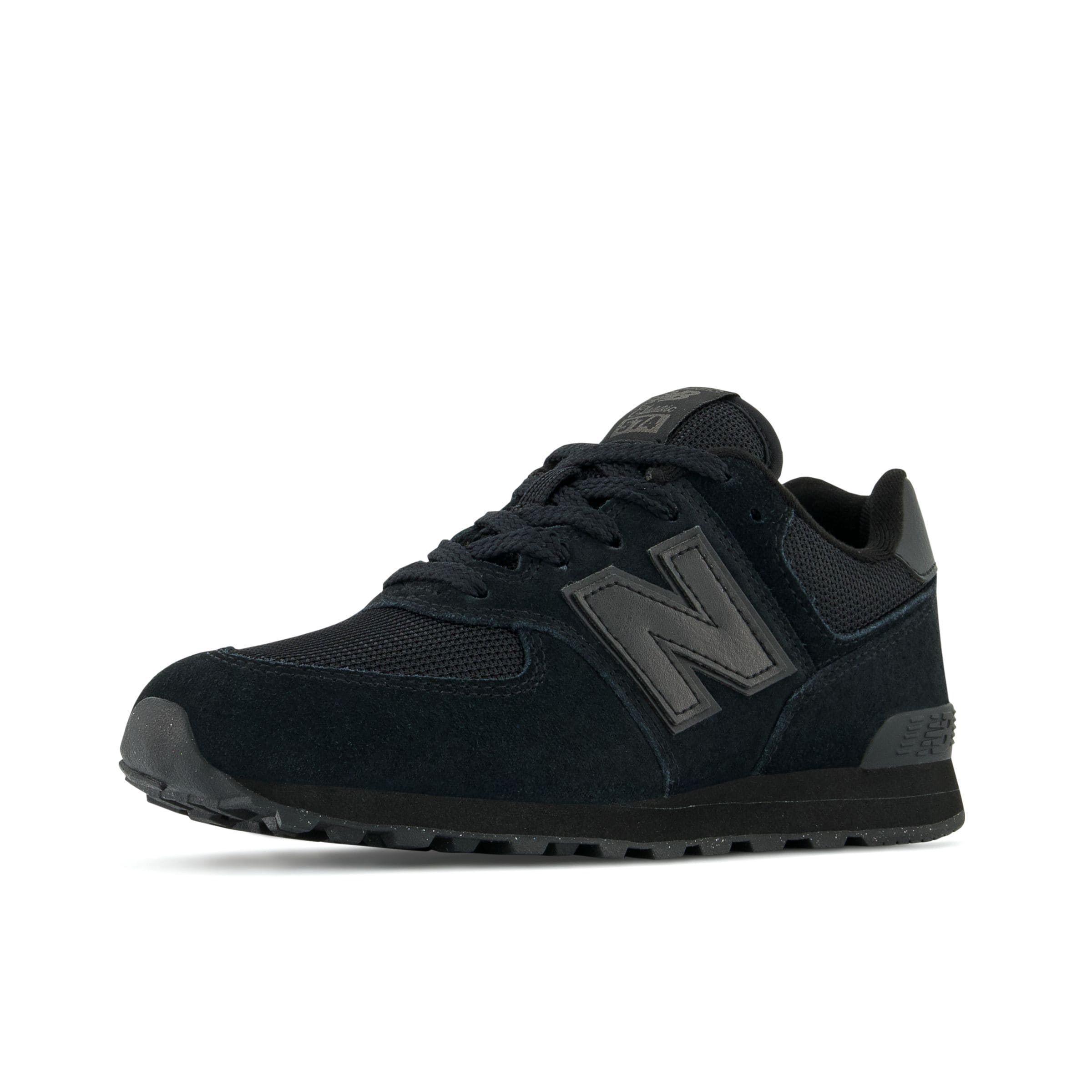 Baskets '574' new balance en noir : devant