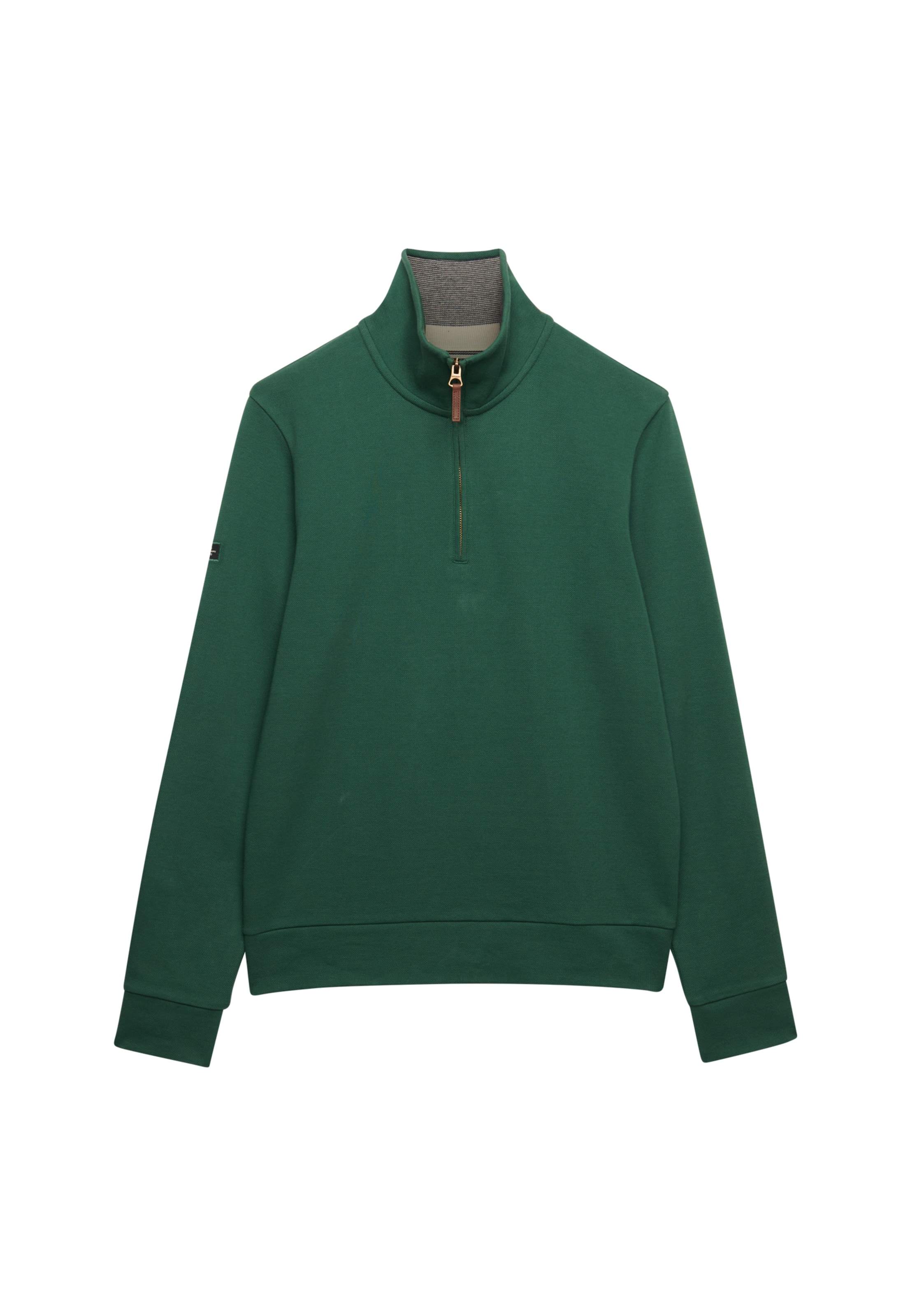Sweat-shirt 'Essential' Superdry & Co en vert : devant