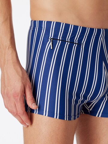 SCHIESSER Zwemshorts ' Classic Swim ' in Blauw