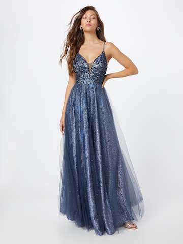 mascara Evening dress in Blue: front