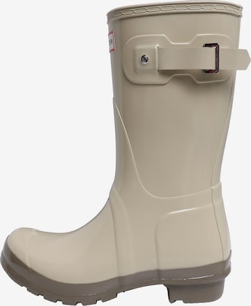 Bottes en caoutchouc HUNTER en vert : devant