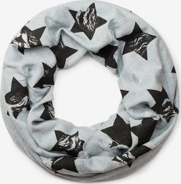 styleBREAKER Schlauchschal 'Loop Schal mit Sterne und Punkte Muster' in Blau: Vorderseite