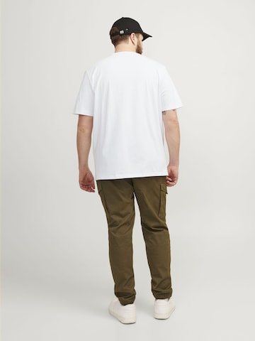 Jack & Jones Plus Bluser & t-shirts 'JJEPaulos' i hvid