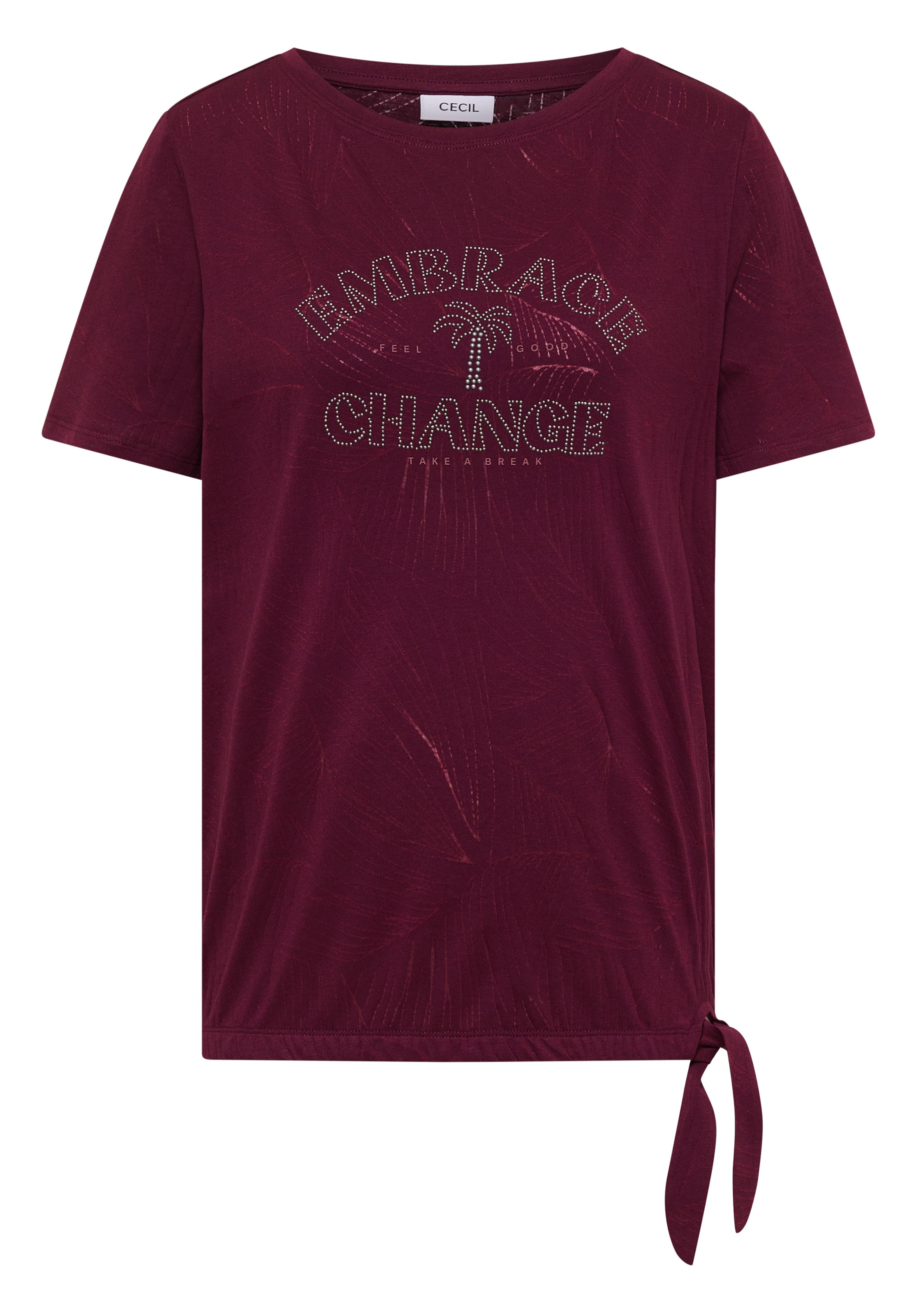 CECIL Shirt in Rot: Vorderseite