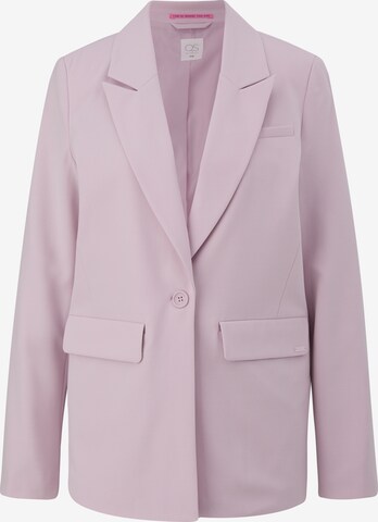 QS Blazer in Purple: front