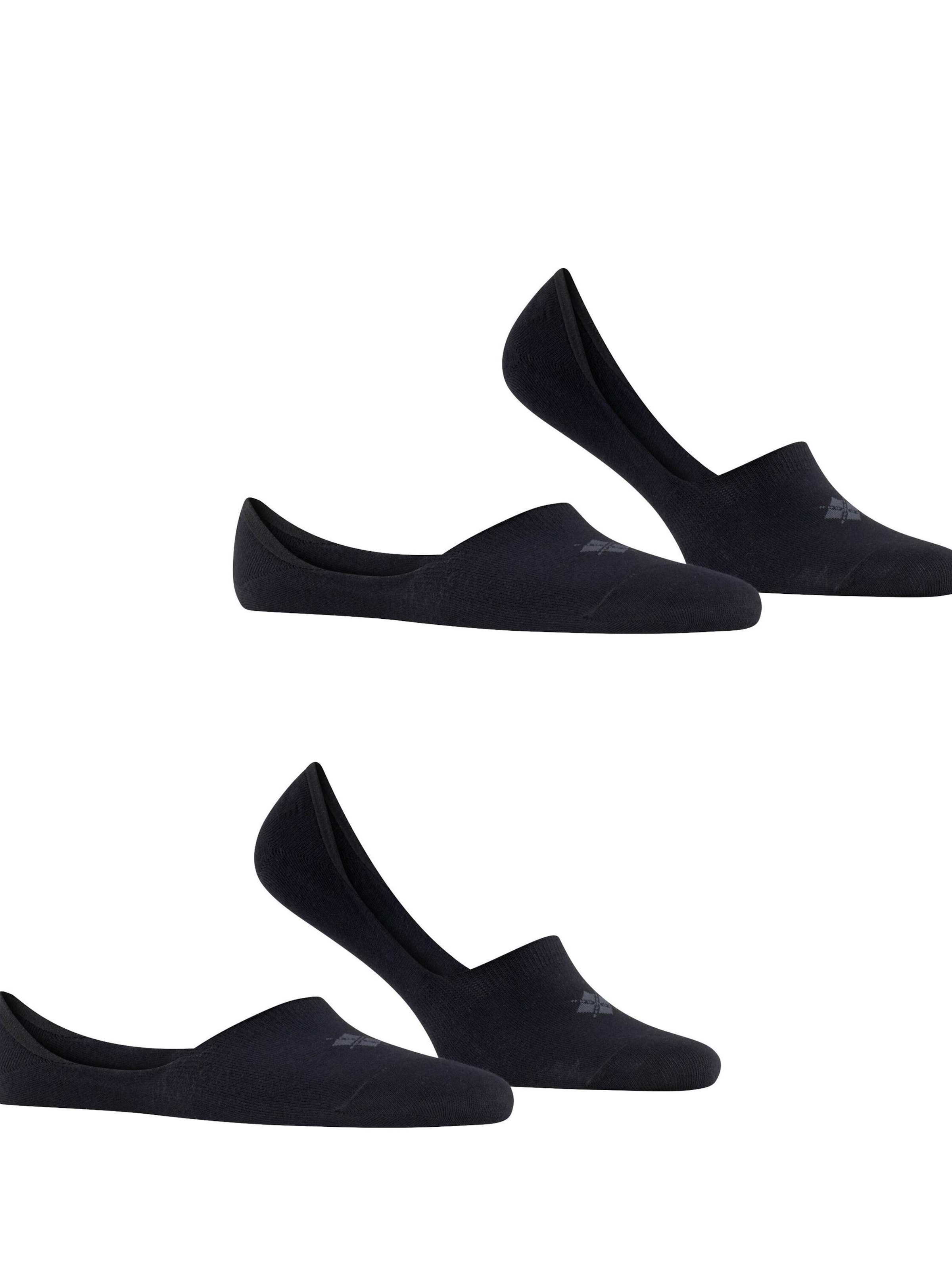 BURLINGTON Füßlinge 'Everyday 2-Pack'‌‌‌‌‌‌‌‌‌‌ in Schwarz