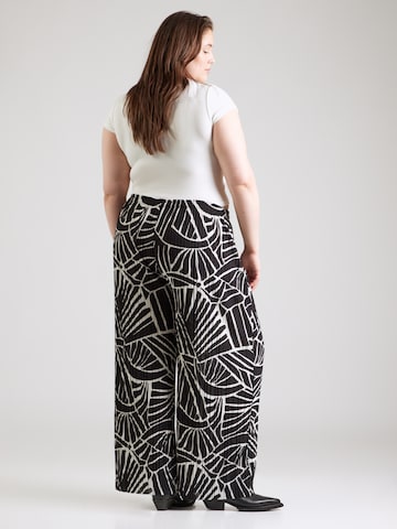 Wide leg Pantaloni 'Fa44biola' di Z-One in nero