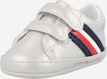 TOMMY HILFIGER First-Step Shoes in Silver: front