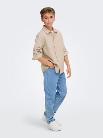 Only & Sons Junior - Ajuste regular Camisa en beige
