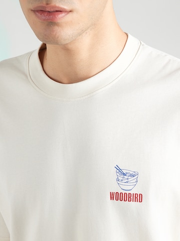 Woodbird Tričko 'Baine Noodle' - Biela