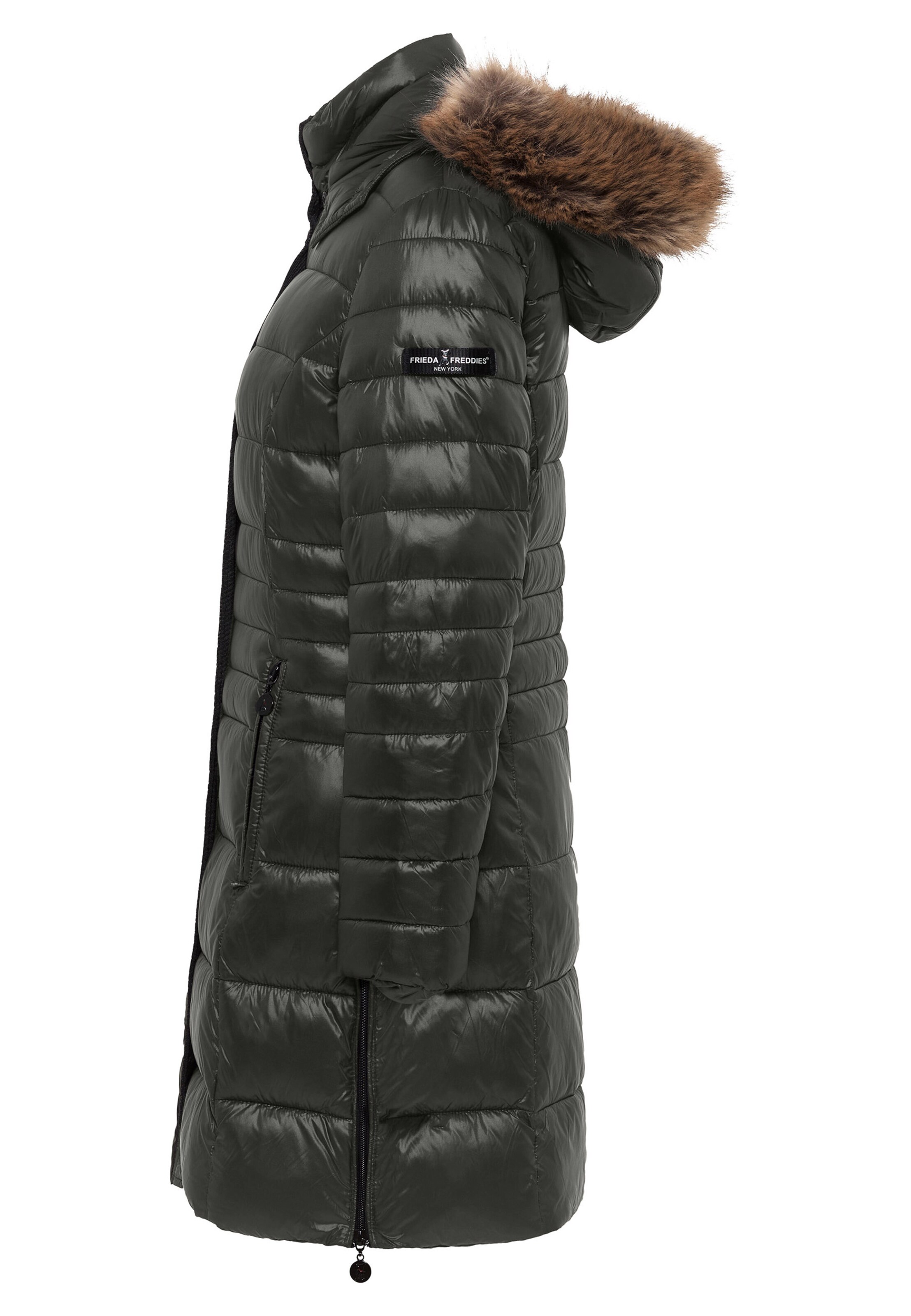 Frieda & Freddies NY Winter Coat 'Dalia 2' in Green