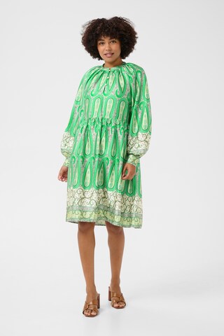 Cream Dress 'CRAmina' in Green
