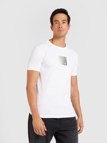 Calvin Klein Jeans T-Shirt in Weiß: Vorderseite