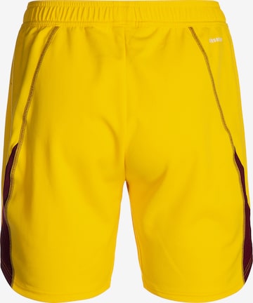 ADIDAS PERFORMANCE Loose fit Workout Pants 'Tiro 23' in Yellow