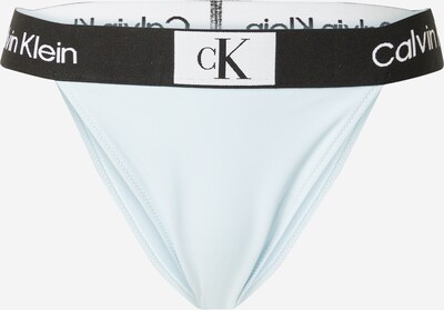 Calvin Klein Swimwear Bikinihose in hellblau / schwarz / weiß, Produktansicht