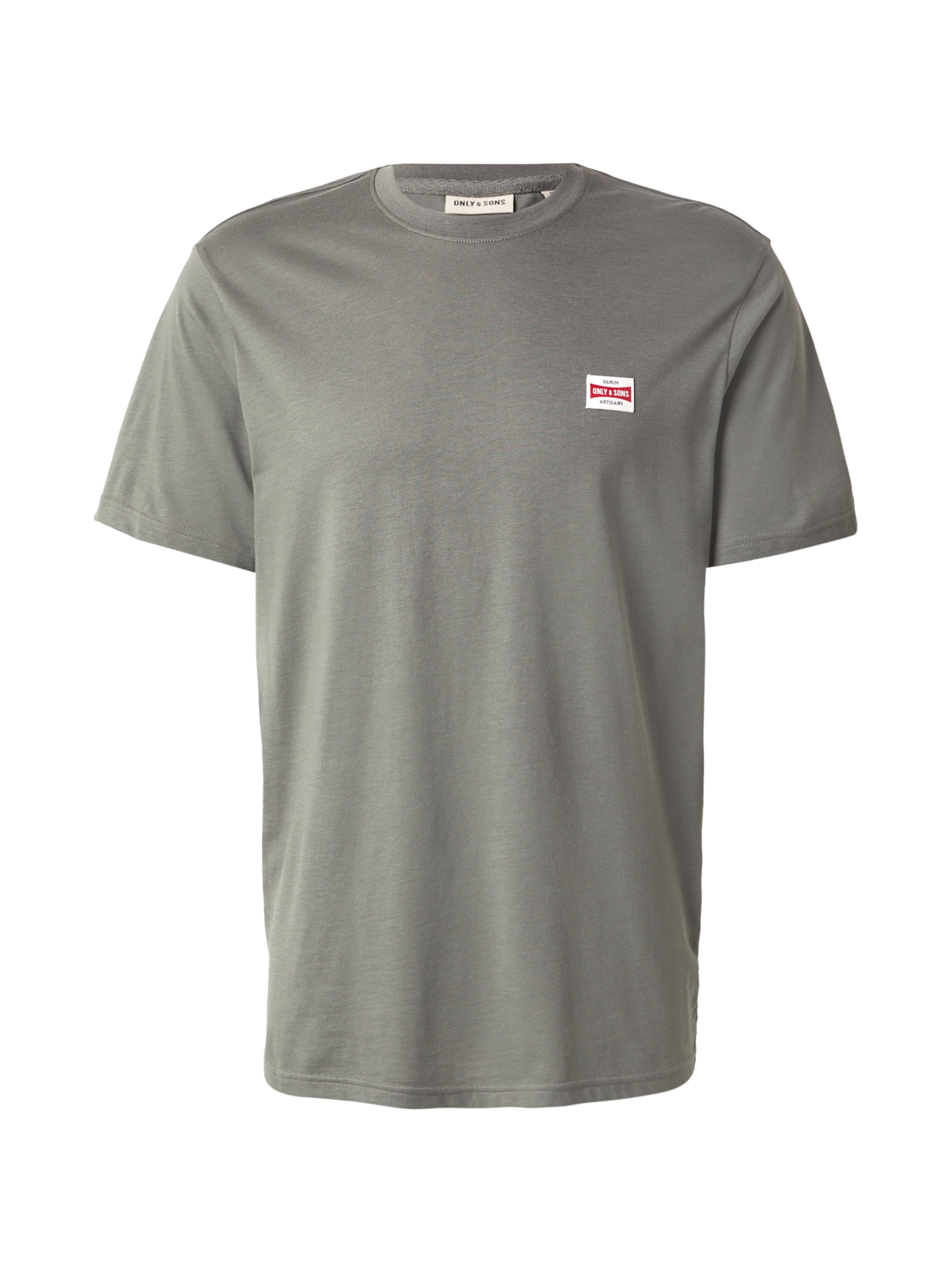 Only & Sons Shirt 'ONSDAWSON' in Grijs: voorkant