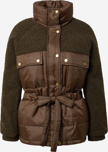Urban Classics Between-season jacket 'Sherpa' in Dark brown, Item view