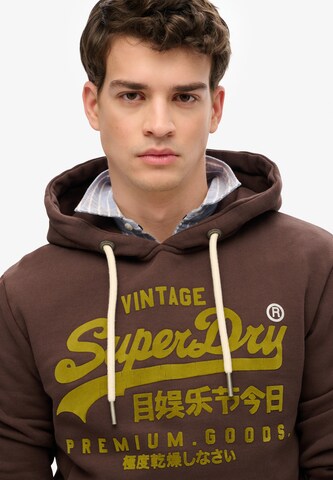 Sweat-shirt Superdry en marron
