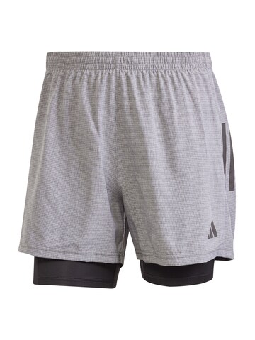 ADIDAS PERFORMANCE regular Παντελόνι φόρμας 'Own The Run' σε γκρι: μπροστά