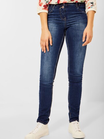 CECIL Slimfit Jeans in Blau: predná strana