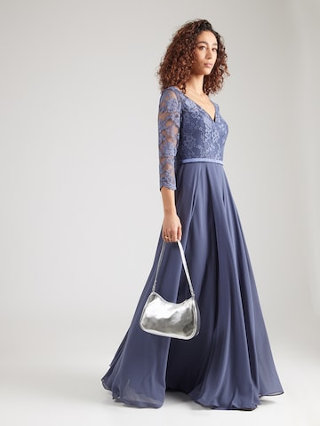 mascara Večerna obleka | modra barva