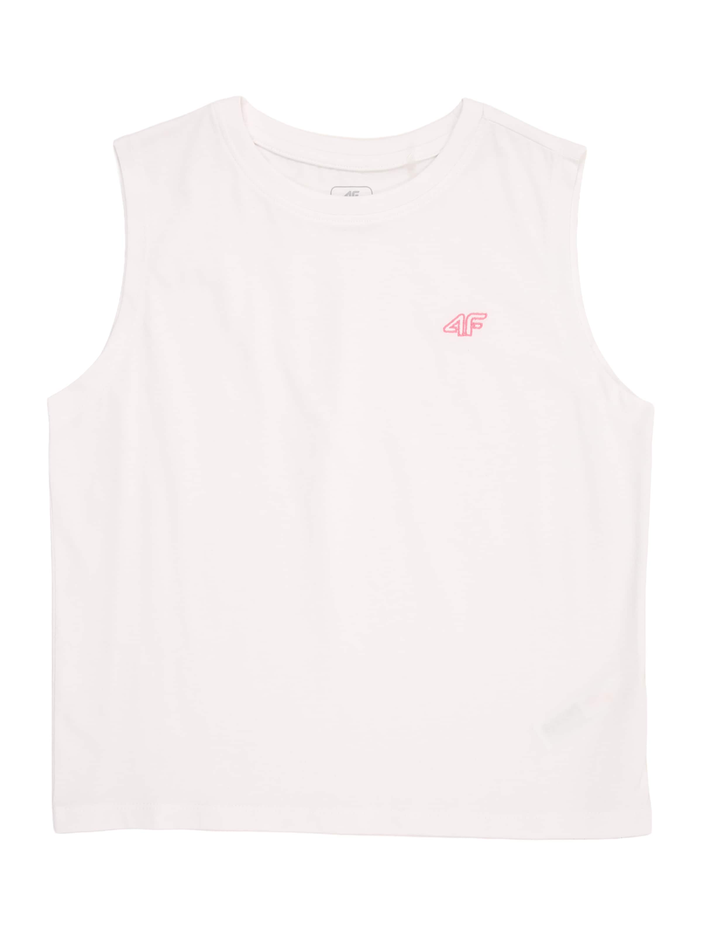 4F Junior Haut de sport en rose clair / blanc, Vue avec produit
