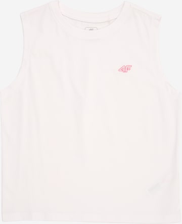 Haut de sport 4F Junior en blanc : devant