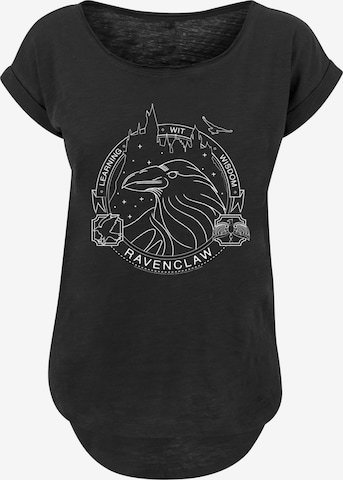 F4NT4STIC T-Shirt 'Harry Potter Ravenclaw Seal' in Schwarz: Vorderseite