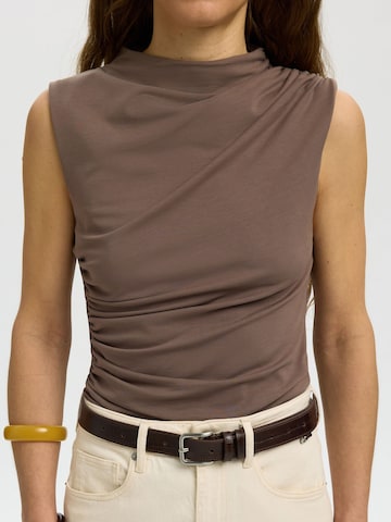 SELECTED Blouse in Brown
