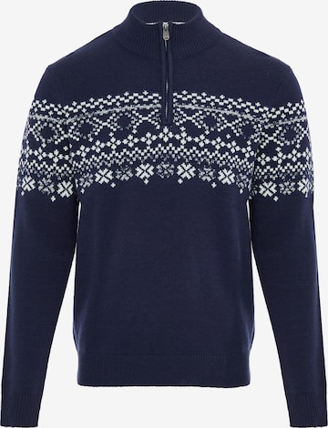 Threadbare Sweater 'Colorado' in Blue: front