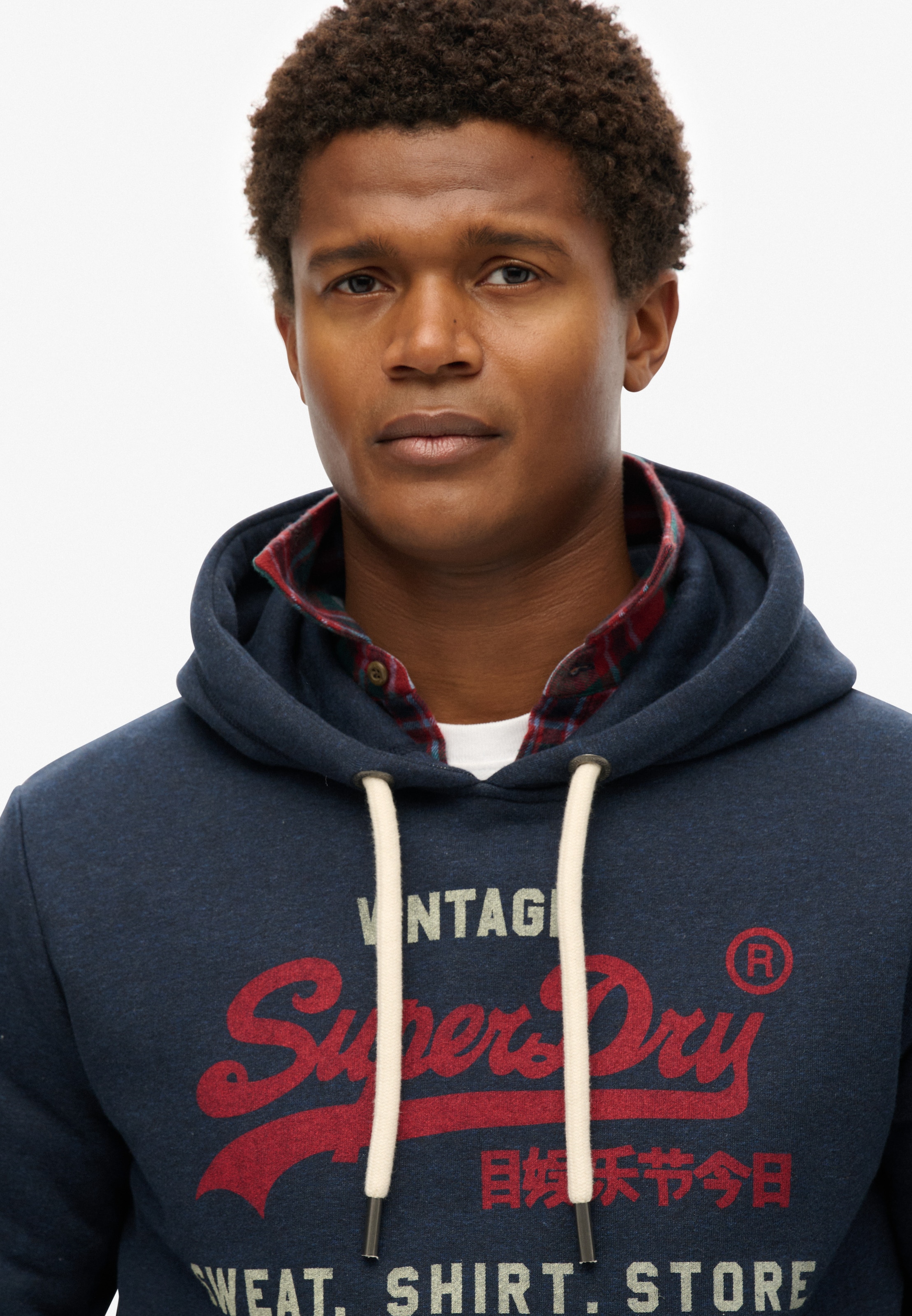 Superdry & Co Sweatshirt 'Heritage' in Blauw
