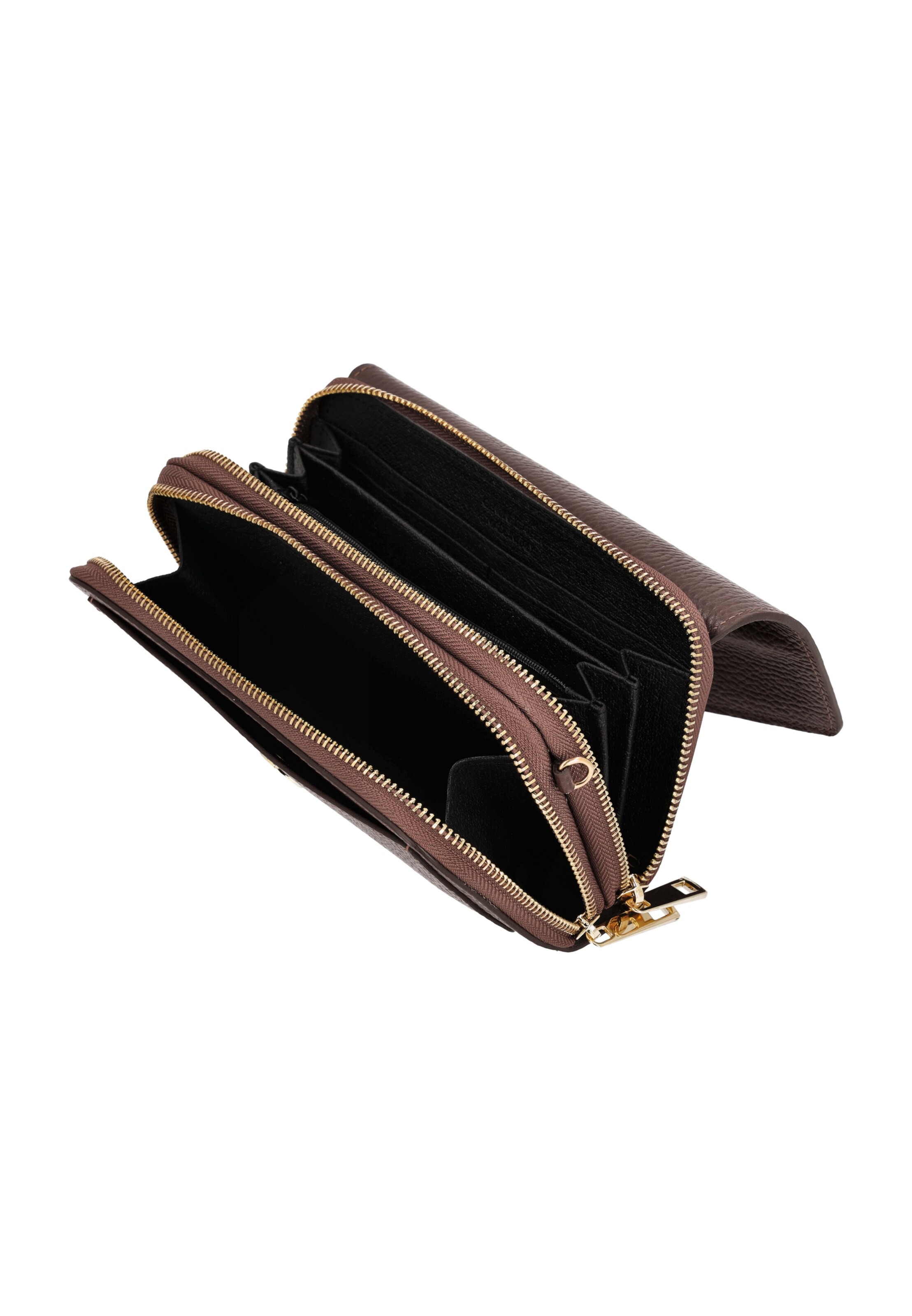 faina Clutch in Braun