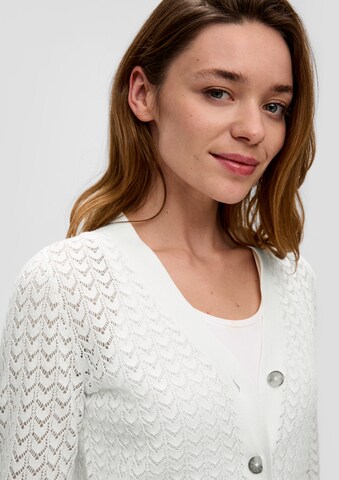 s.Oliver Knit Cardigan in White