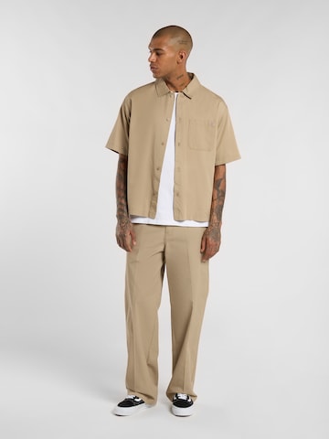 DICKIES Regular fit Overhemd 'Lynville' in Beige