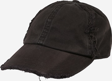 WEEKDAY Cap in Black: front