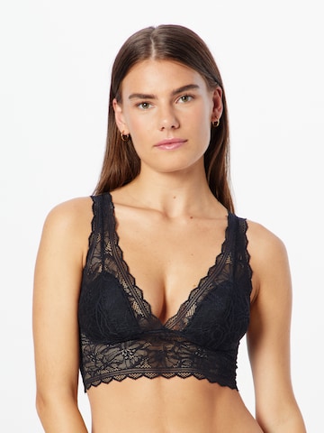 Chantelle Triangle Bra in Black: front