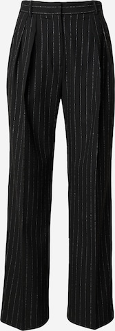 TOMMY HILFIGER - Loosefit Pantalón plisado en negro: frente
