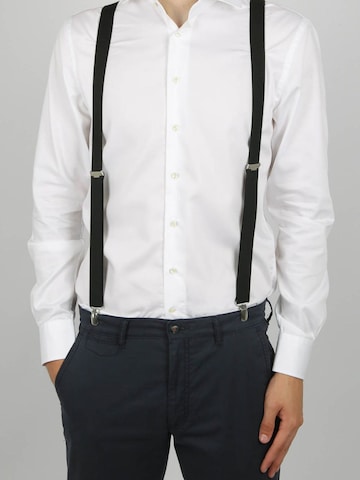 Profuomo Bretels in Zwart: voorkant