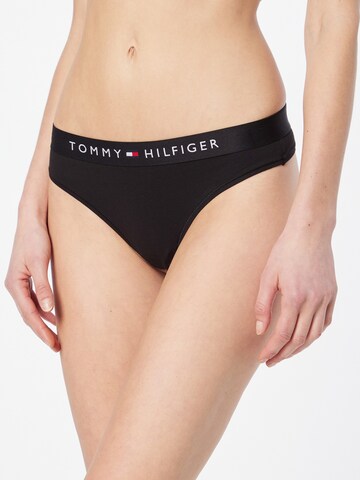 Tommy Hilfiger UnderwearTanga gaćice - crna boja: prednji dio