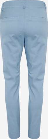 Kaffe Slimfit Chino hlače 'Lea' | modra barva