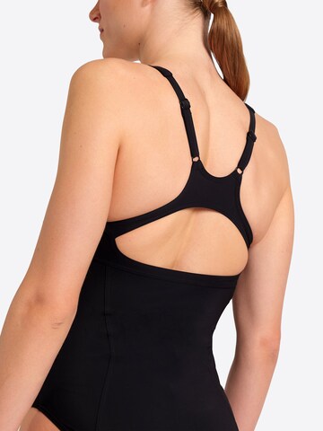 ARENA - Soutien Bustier Fato de banho modelador 'BODYLIFT MARINA C-CUP' em preto